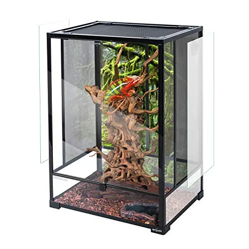 REPTI ZOO 67-Gallon Tall Terrarium with Convertible Panels