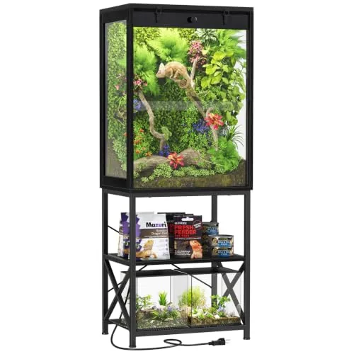 Snughome 69-Gal Arboreal Terrarium with Storage Stand