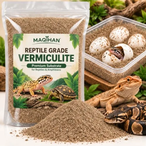 MAQIHAN 14oz Vermiculite - Reptile Egg Incubation Substrate