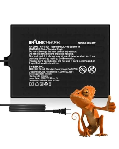 BN-LINK 8W Under Tank Heat Mat, 6x8 In