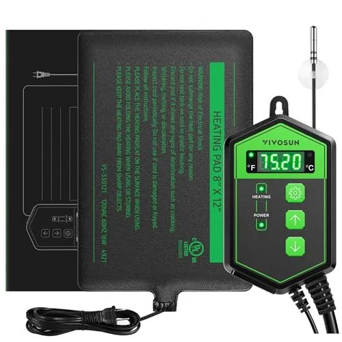 VIVOSUN 8x12 Reptile Heat Mat with Digital Thermostat