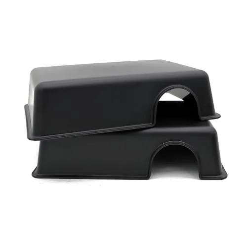 JIHAQUA Large Reptile Hide Box, 2 Pack