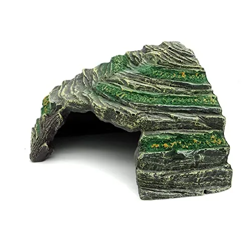 JIHAQUA Rock-Look Reptile Hide, Medium 6.7x6.7x4in