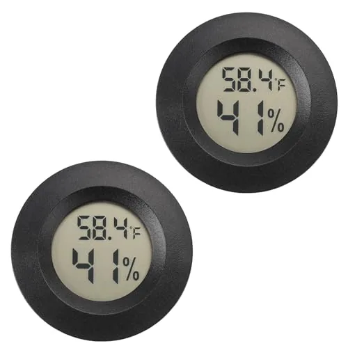Serundo Digital Hygrometer Thermometer 2-Pack