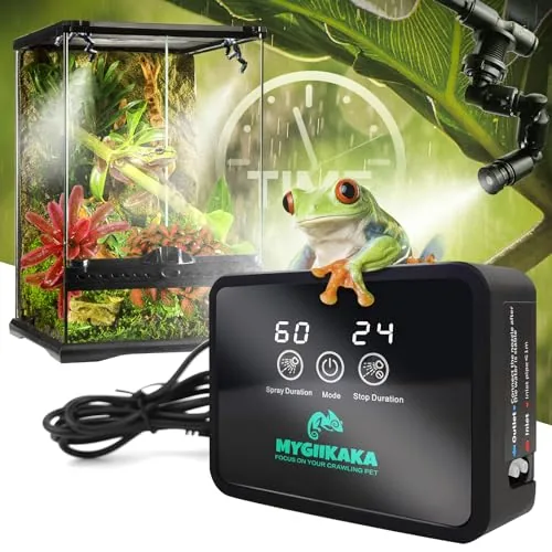 MYGIIKAKA Smart Reptile Mister with Timer & Dual Nozzles